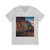 Berlin Graffiti Vibrance - Unisex Jersey Short Sleeve V-Neck Tee