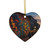 Berlin Graffiti Vibrance - Decorative Ceramic Ornaments, Double-Sided (1pc, 3pcs, 5pcs, 10pcs)