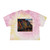 Berlin Graffiti Vibrance - Women's Tie-Dye Crop Tee