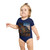 Berlin Graffiti Vibrance - Short Sleeve Baby Bodysuit