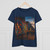 Berlin Graffiti Vibrance - Women's Midweight Cotton Tee