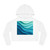 Ethereal Wave Dance - Women’s Cropped Hooded Sweatshirt