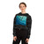 Ethereal Wave Dance - Women’s Cropped Hooded Sweatshirt