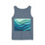 Ethereal Wave Dance - Unisex Garment-Dyed Tank Top