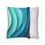 Ethereal Wave Dance - Square Poly Canvas Pillowcase