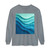 Ethereal Wave Dance - Unisex Garment-dyed Long Sleeve T-Shirt
