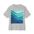 Ethereal Wave Dance - Unisex Oversized Boxy Tee