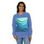 Ethereal Wave Dance - Unisex French Terry Raglan Crewneck