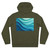 Ethereal Wave Dance - King Hooded Sweatshirt
