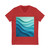 Ethereal Wave Dance - Unisex Jersey Short Sleeve V-Neck Tee