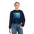 Ethereal Wave Dance - Women's Cropped Fleece Pullover