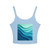 Ethereal Wave Dance - Women's Spaghetti Strap Tank Top