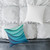 Ethereal Wave Dance - Square Poly Canvas Pillow