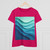 Ethereal Wave Dance - Women's Midweight Cotton Tee