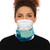 Ethereal Wave Dance - Winter Neck Gaiter With Drawstring