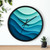 Ethereal Wave Dance - Wall Clock
