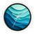 Ethereal Wave Dance - Wall Clock
