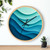 Ethereal Wave Dance - Wall Clock