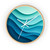 Ethereal Wave Dance - Wall Clock