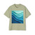 Ethereal Wave Dance - Men's Heavy Oversized Tee