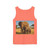 Gentle Elephant Embrace - Unisex Garment-Dyed Tank Top