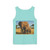 Gentle Elephant Embrace - Unisex Garment-Dyed Tank Top