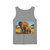 Gentle Elephant Embrace - Unisex Garment-Dyed Tank Top