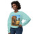 Gentle Elephant Embrace - Unisex Lightweight Crewneck Sweatshirt