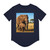 Gentle Elephant Embrace - Men's Jersey Curved Hem Tee