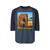 Gentle Elephant Embrace - Unisex Three-Quarter Sleeve Raglan Shirt