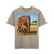 Gentle Elephant Embrace - Men's Acid Washed Heavy Oversize Tee