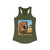 Gentle Elephant Embrace - Women's Ideal Racerback Tank