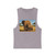 Gentle Elephant Embrace - Unisex Stonewash Tank Top