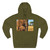 Gentle Elephant Embrace - Three-Panel Fleece Hoodie