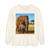 Gentle Elephant Embrace - Unisex Garment-dyed Long Sleeve T-Shirt