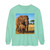 Gentle Elephant Embrace - Unisex Garment-dyed Long Sleeve T-Shirt