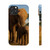 Gentle Elephant Embrace - Slim Phone Cases
