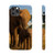 Gentle Elephant Embrace - Slim Phone Cases