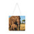 Gentle Elephant Embrace - Shoulder Tote Bag (AOP)