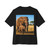 Gentle Elephant Embrace - Unisex Oversized Boxy Tee