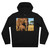 Gentle Elephant Embrace - King Hooded Sweatshirt