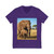 Gentle Elephant Embrace - Unisex Jersey Short Sleeve V-Neck Tee