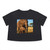Gentle Elephant Embrace - Women's Flowy Cropped Tee