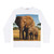 Gentle Elephant Embrace - Men's Long Sleeve Shirt (AOP)