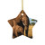 Gentle Elephant Embrace - Decorative Ceramic Ornaments, Double-Sided (1pc, 3pcs, 5pcs, 10pcs)