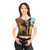 Gentle Elephant Embrace - Crop Tee (AOP)