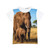 Gentle Elephant Embrace - Women's Short Sleeve Shirt (AOP)
