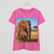 Gentle Elephant Embrace - Women's Midweight Cotton Tee