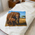 Gentle Elephant Embrace - Velveteen Plush Blanket