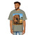 Gentle Elephant Embrace - Men's Heavy Oversized Tee